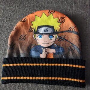 Bioworld Naruto Hidden Leaf Beanie Toque Hat Unisex OS Knit Fleece